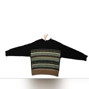 N° 21 Cotton & Wool Shoulder Zip Sweater SZ 38 MADE IN ITALY